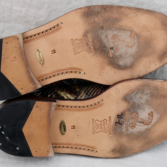 MASERATTI Python snake mens shoes size 11 Spain - Picture 6 of 8